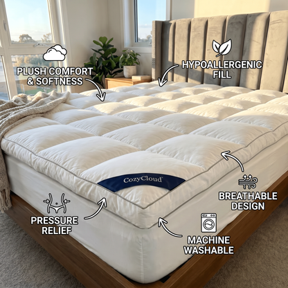 CozyCloud™ Mattress Topper