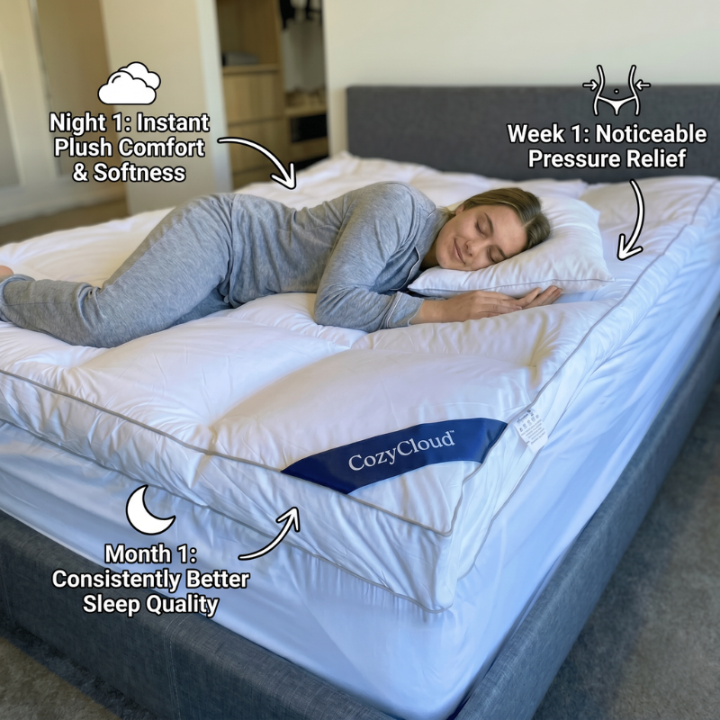 CozyCloud™ Mattress Topper